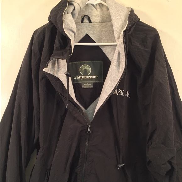 Jacket Men’s Rain/Spring Coat Hooded Lined 1X-2X - Picture 2 of 8
